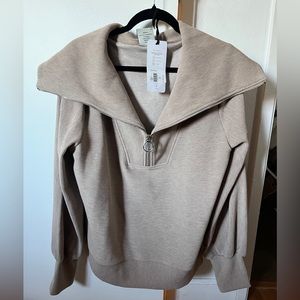 Anthropologie Varley Vine Half-Zip Pullover